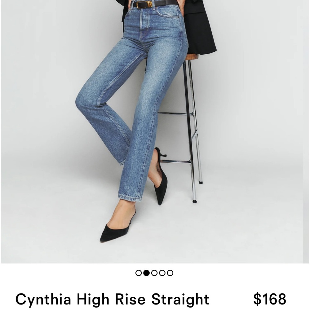 Reformation Cynthia High Straight Jean